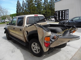 2003 TOYOTA TACOMA PRERUNNER SR5 GOLD DOUBLE 3.4L AT 2WD Z17671
